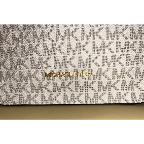 MICHAEL KORS Briley Small‎ Logo Messenger Shoulder Bag - Vanilla NWOT - Picture 6 of 12